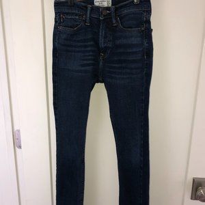 abercrombie kids super skinny jeans boy's sz 13/14 slim NWOT